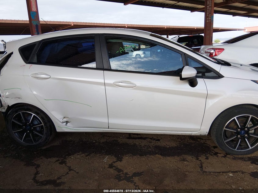 2019 FORD FIESTA HATCHBACK 1.6L I-4 DOHC, VVT, 120HP