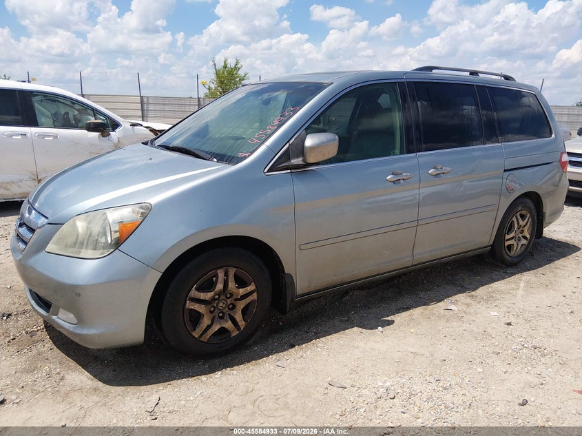 2005 Honda Odyssey, Звичайний знос, IAAI, VIN 5FNRL38835B119387 — фото 2