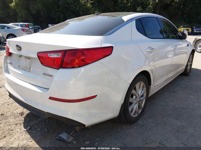 Vin: 5xxgn4a7xfg508776, lot: 46083288, kia optima ex 20154
