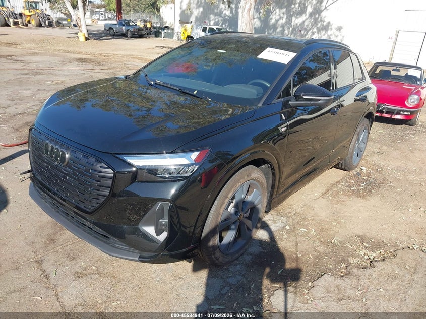 Vin: wa1kubfz5sp001180, lot: 46083294, audi q4 e-tron premium 55 quattro 20252