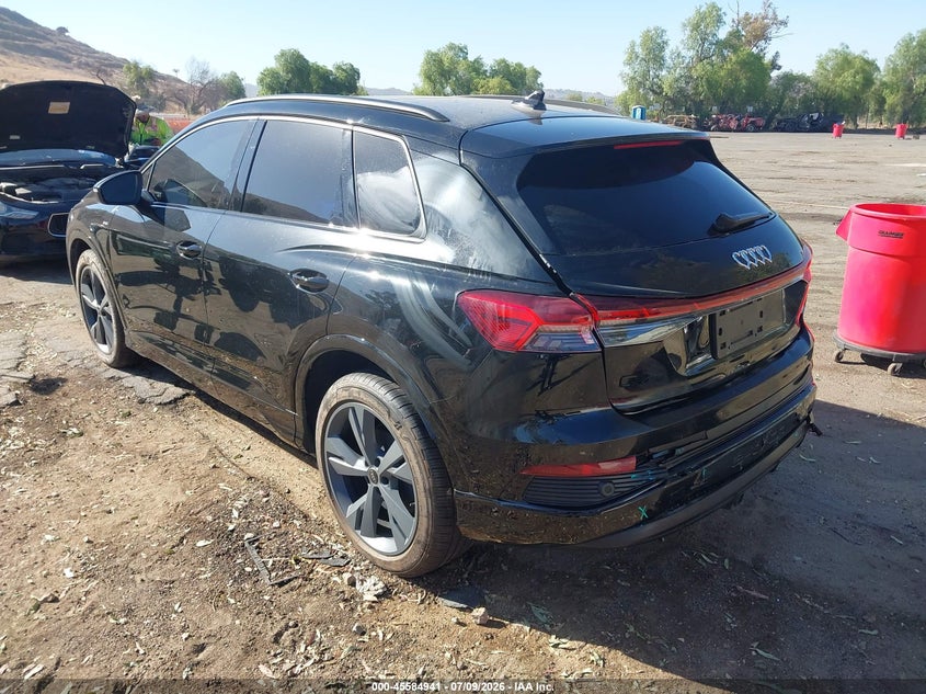 Vin: wa1kubfz5sp001180, lot: 46083294, audi q4 e-tron premium 55 quattro 20253