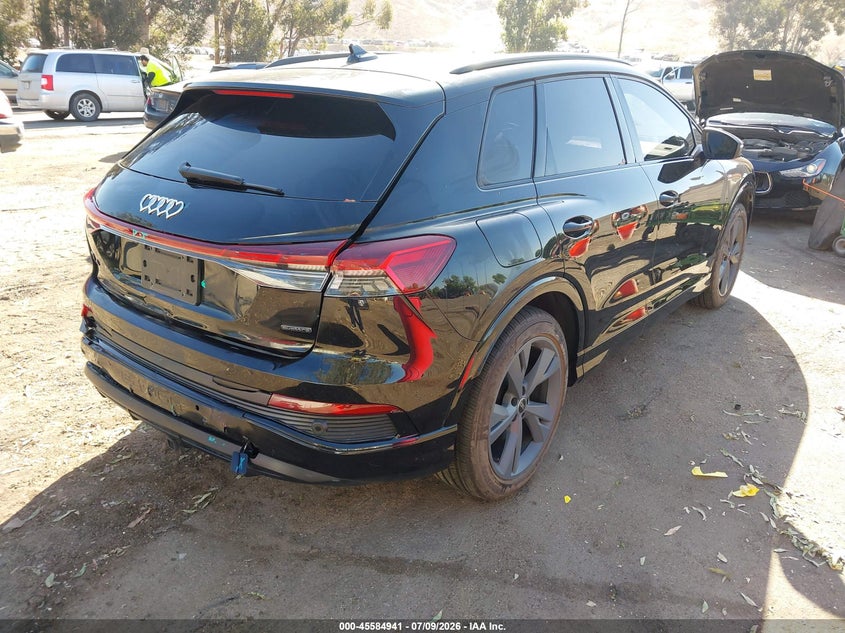 Vin: wa1kubfz5sp001180, lot: 46083294, audi q4 e-tron premium 55 quattro 20254