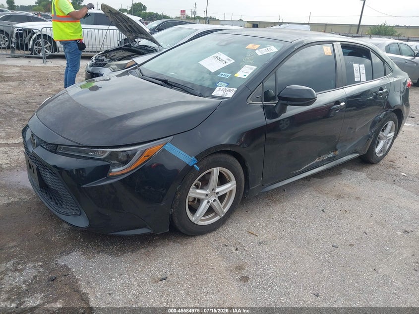 2021 Toyota Corolla, Left Rear, IAAI, VIN 5YFEPMAE9MP162398 — photo 2
