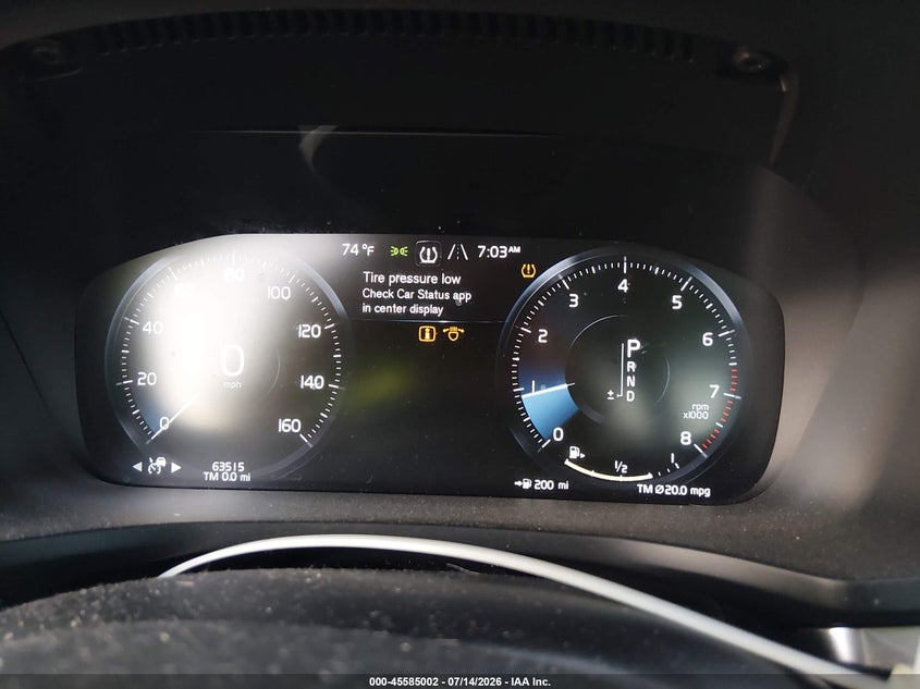 2020 Volvo S60 T6 Inscription VIN: 7JRA22TL1LG072709 Lot: 45585002