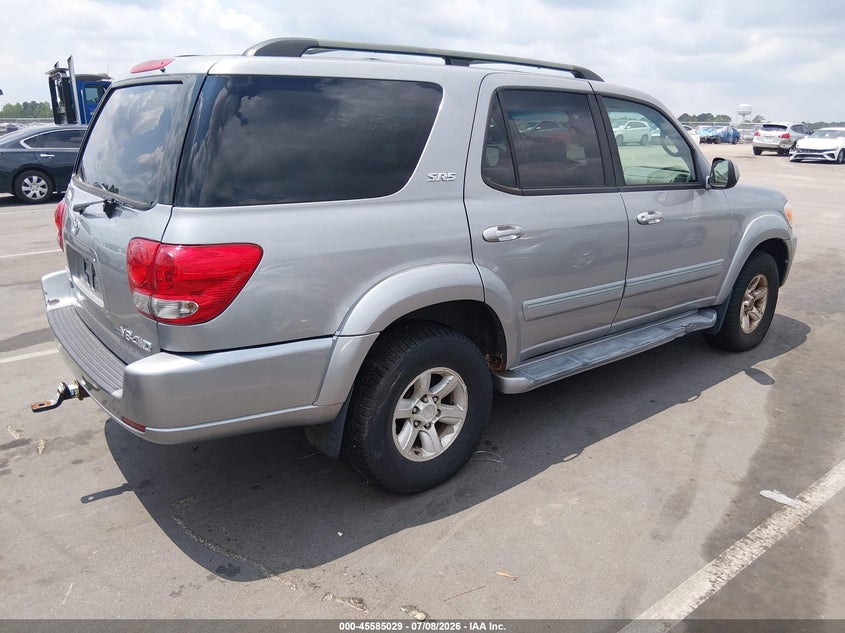 2007 TOYOTA SEQUOIA SPORT UTILITY VEHICLE 4.7L V-8 DOHC, VVT, 273HP