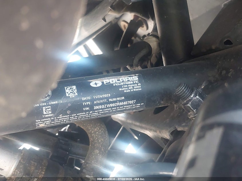 2024 Polaris Xpedition Adv 5 1000 Northstar VIN: 3NSGZW992RM407027 Lot: 45585035