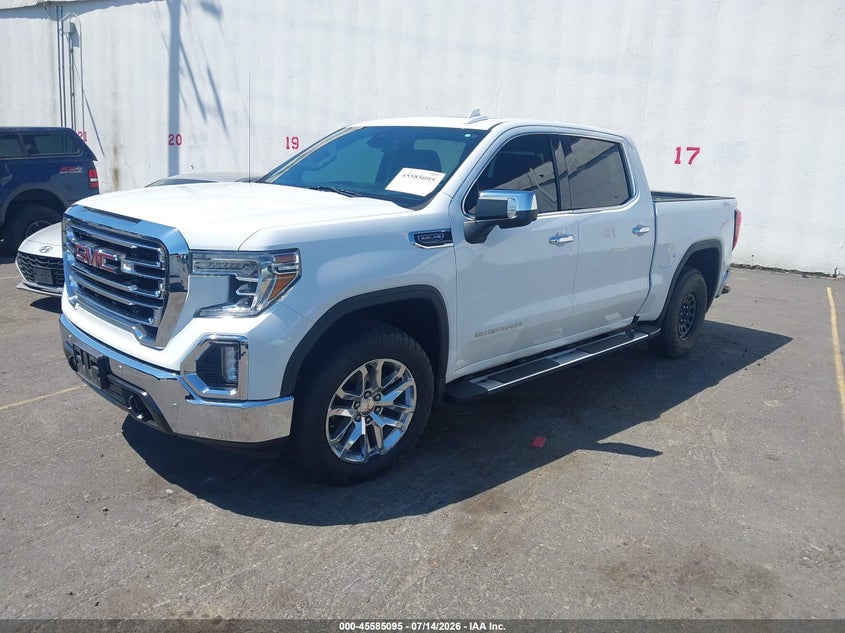 2019 GMC Sierra, Удар спереди, IAAI, VIN 3GTU9DED6KG309657 — фото 2