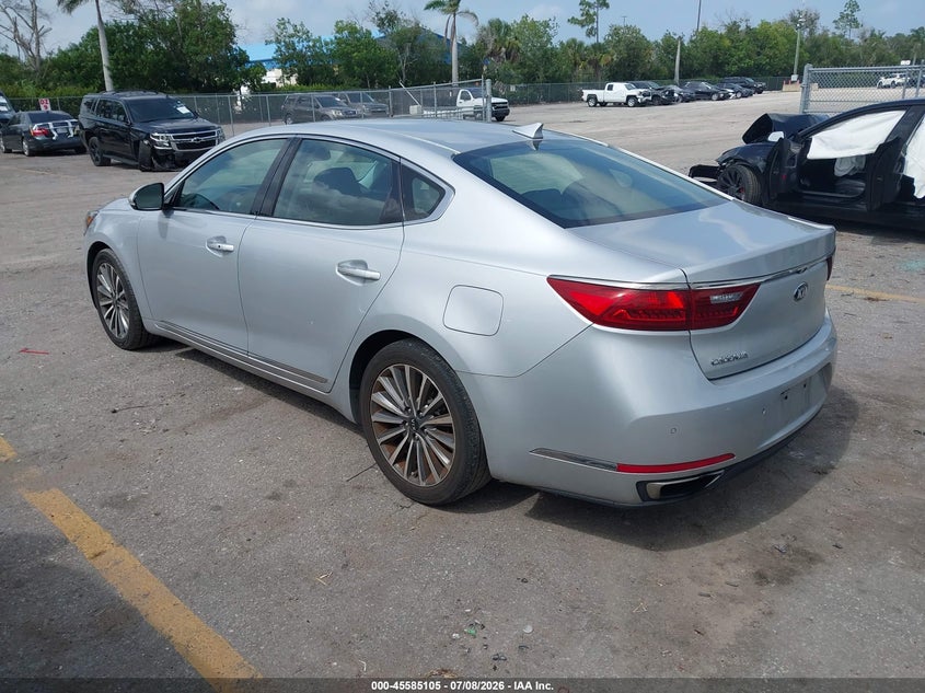 Vin: knalc4j13h5062572, lot: 46083458, kia cadenza premium 20173