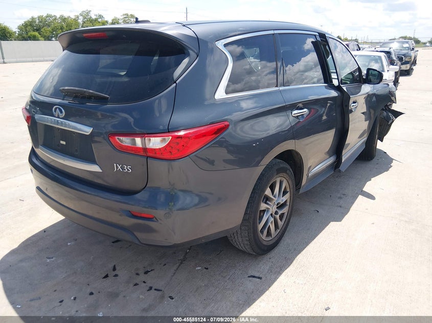 Vin: 5n1al0mn6dc319520, lot: 46083477, infiniti jx35 20134