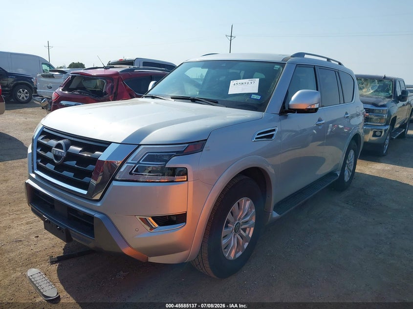 Vin: jn8ay2ac2p9180710, lot: 46083490, nissan armada sv 2wd 20232