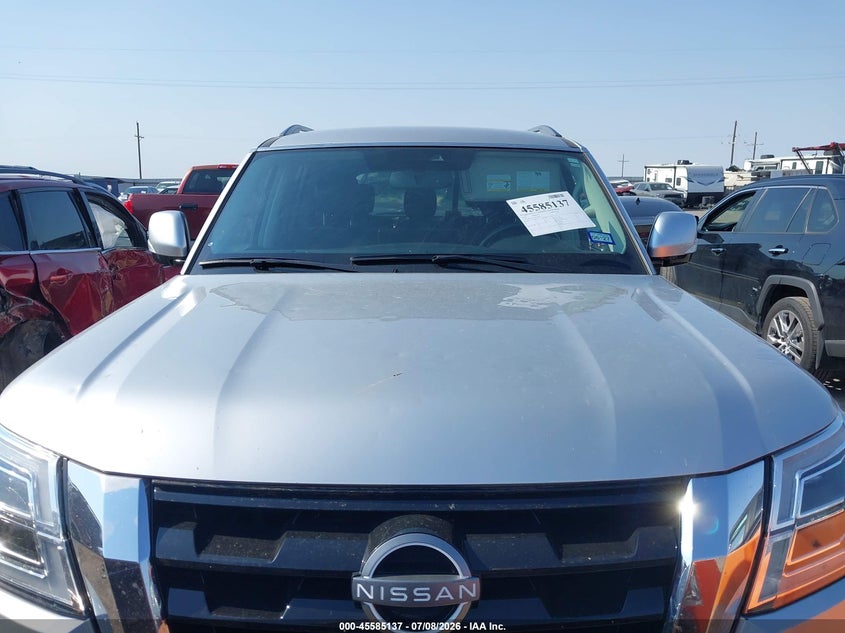 2023 Nissan Armada Sv 2Wd VIN: JN8AY2AC2P9180710 Lot: 45585137
