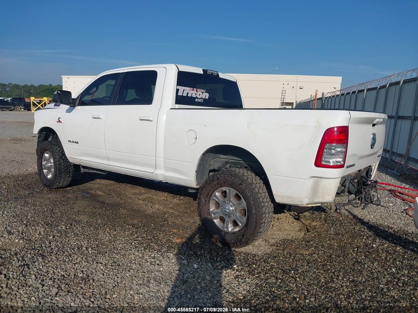 Vin: 3c6ur5dl4kg683402, lot: 46083570, ram 2500 big horn  4x4 6'4 box 20193