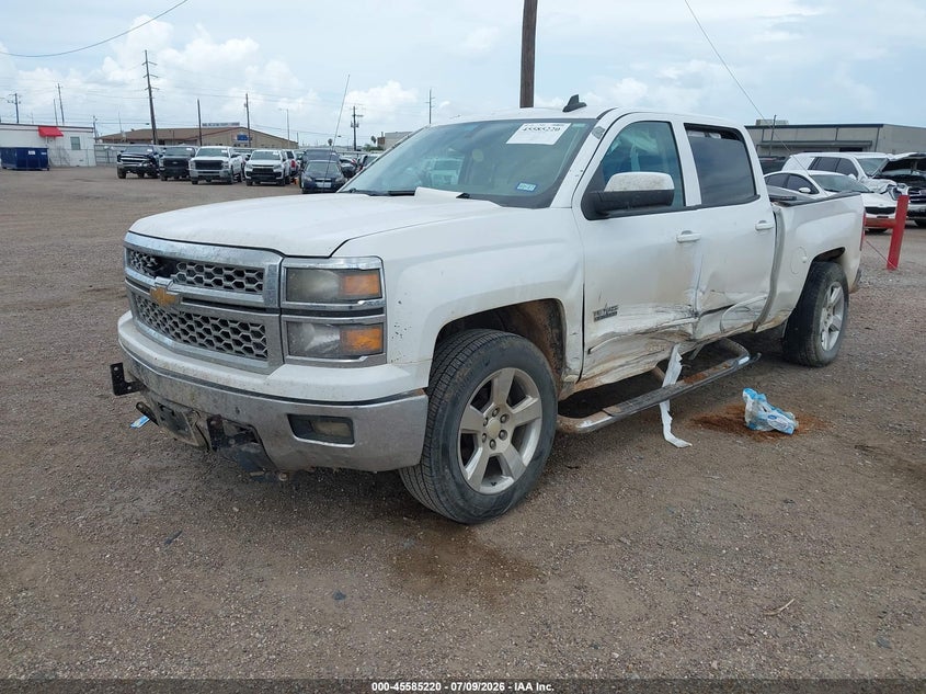 2015 Chevrolet Silverado, Перекидання, IAAI, VIN 3GCPCREC4FG149061 — фото 2