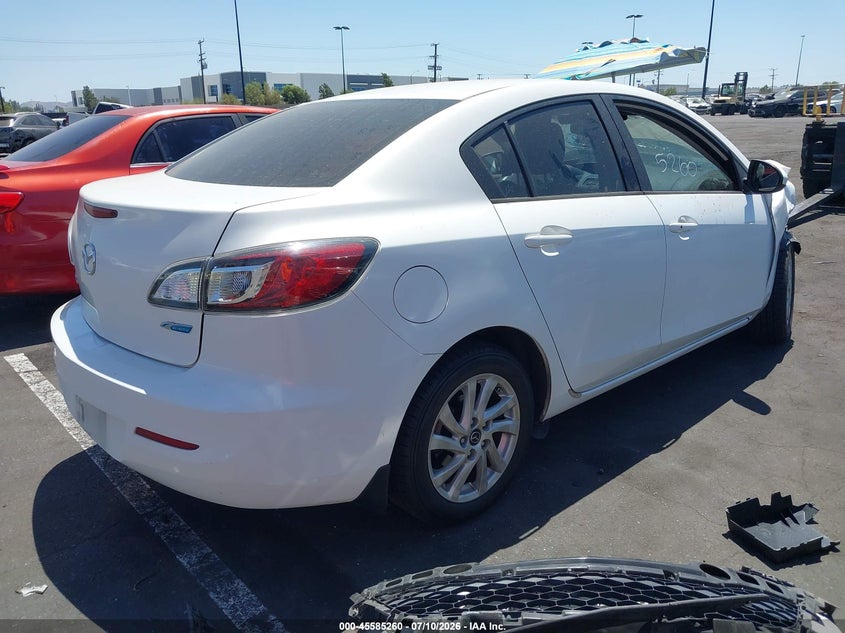 Vin: jm1bl1wp5d1783262, lot: 46083613, mazda mazda3 i grand touring 20134