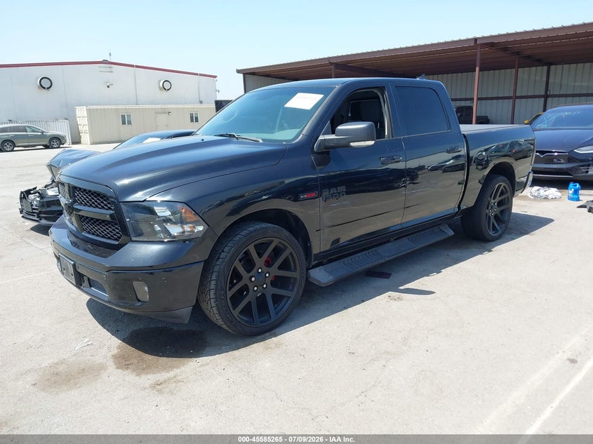 Vin: 1c6rr6lm0js354063, lot: 46083618, ram 1500 big horn  4x2 5'7 box 20182