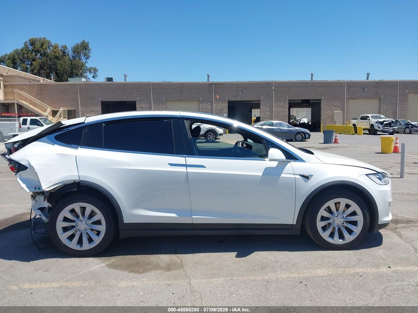 2020 Tesla Model X Long Range Dual Motor All-Wheel Drive/Long Range Plus Dual Motor All-Wheel Drive VIN: 5YJXCAE26LF242156 Lot: 45585280