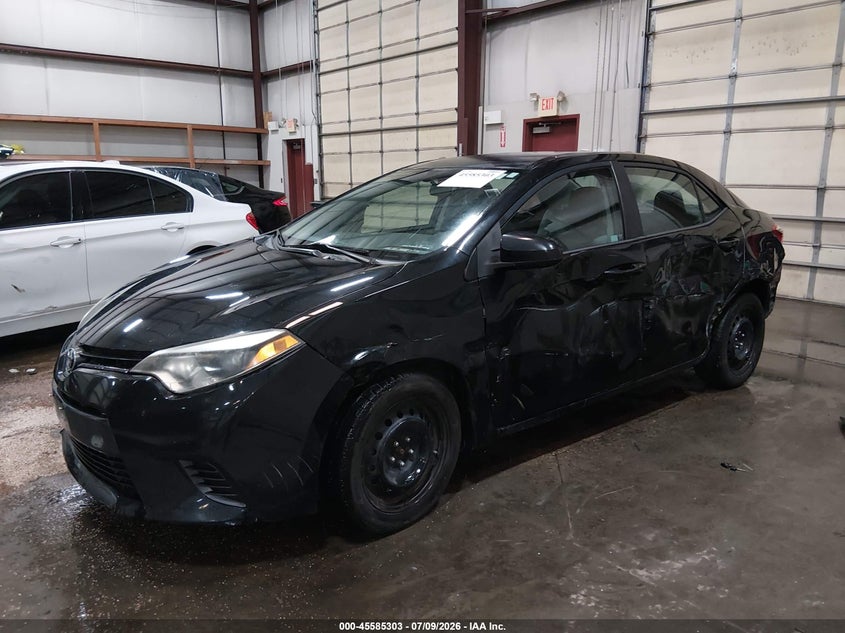 2016 Toyota Corolla, Левый бок, IAAI, VIN 5YFBURHE3GP552285 — фото 2