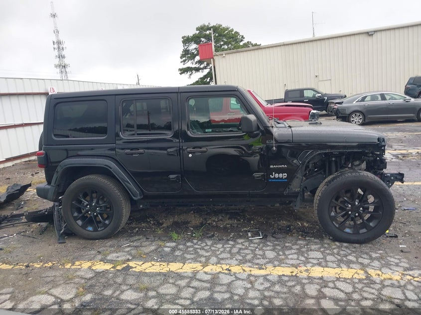 2023 Jeep Wrangler 4Xe Sahara 4X4 VIN: 1C4JJXP68PW630635 Lot: 45585333