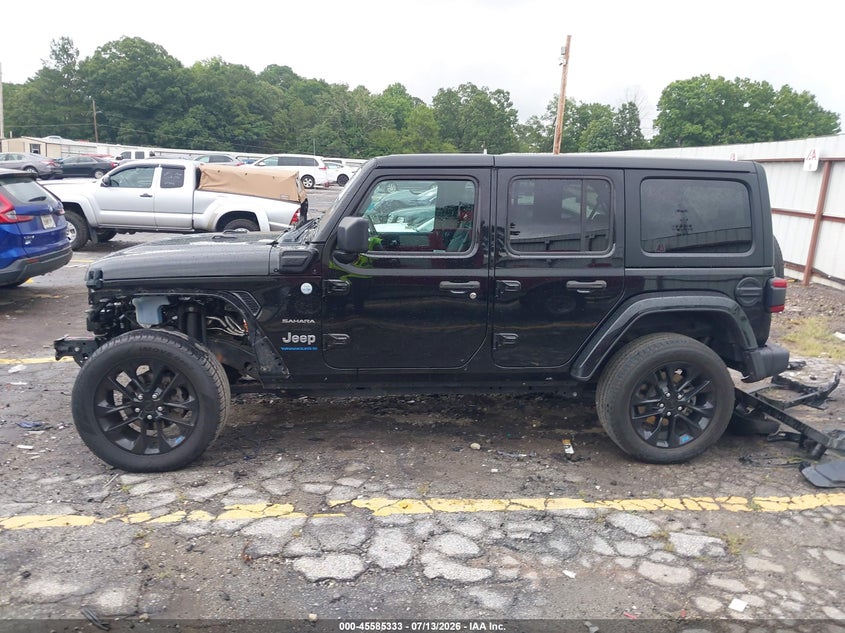 2023 Jeep Wrangler 4Xe Sahara 4X4 VIN: 1C4JJXP68PW630635 Lot: 45585333