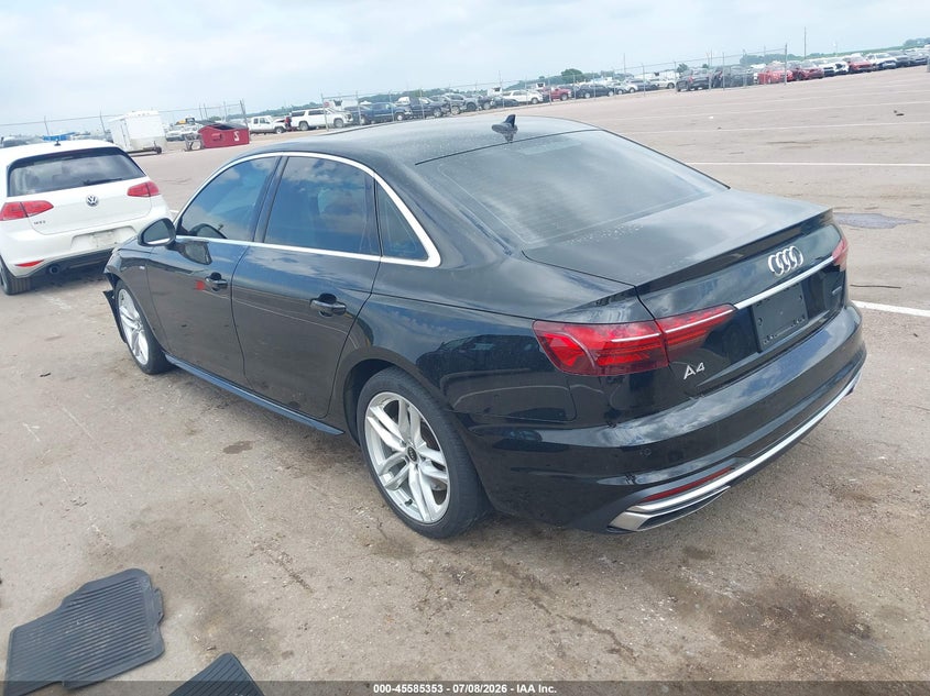 Vin: waueaaf44nn004840, lot: 46083706, audi a4 premium plus 45 tfsi s line quattro s tronic 20223