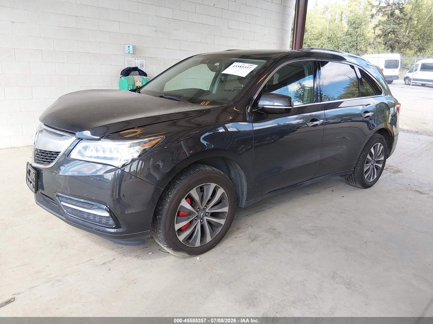5FRYD4H41GB015140 2016 Acura Mdx Technology   Acurawatch Plus Packages/Technology Package photo 1