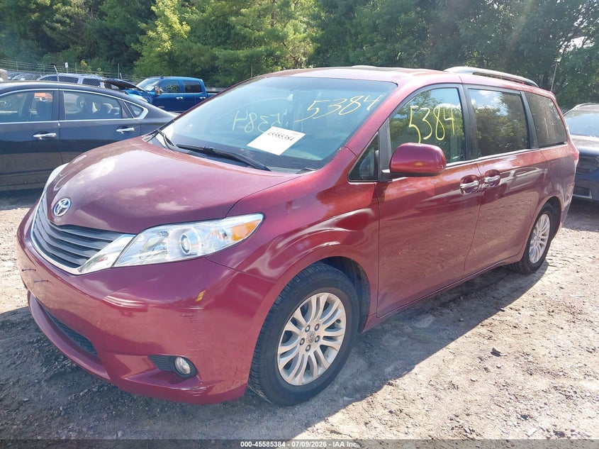 2012 Toyota Sienna Xle V6 7 Passenger Auto Access Seat 5TDYK3DC2CS176245 photo 1
