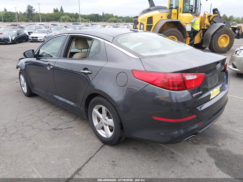 Vin: 5xxgm4a71fg439480, lot: 46083762, kia optima lx 20153