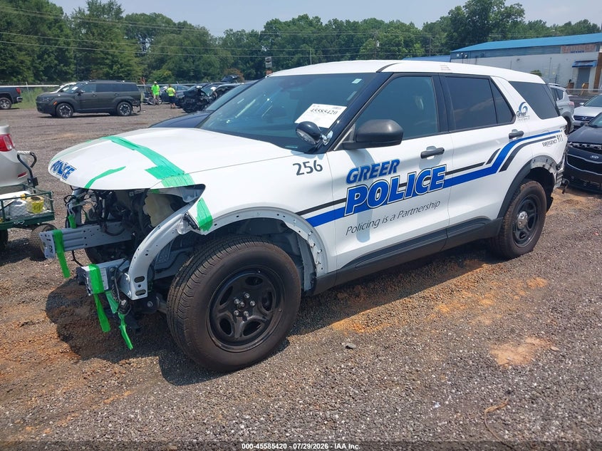 Vin: 1fm5k8ab1pgc00848, lot: 46083773, ford police interceptor utility 20232