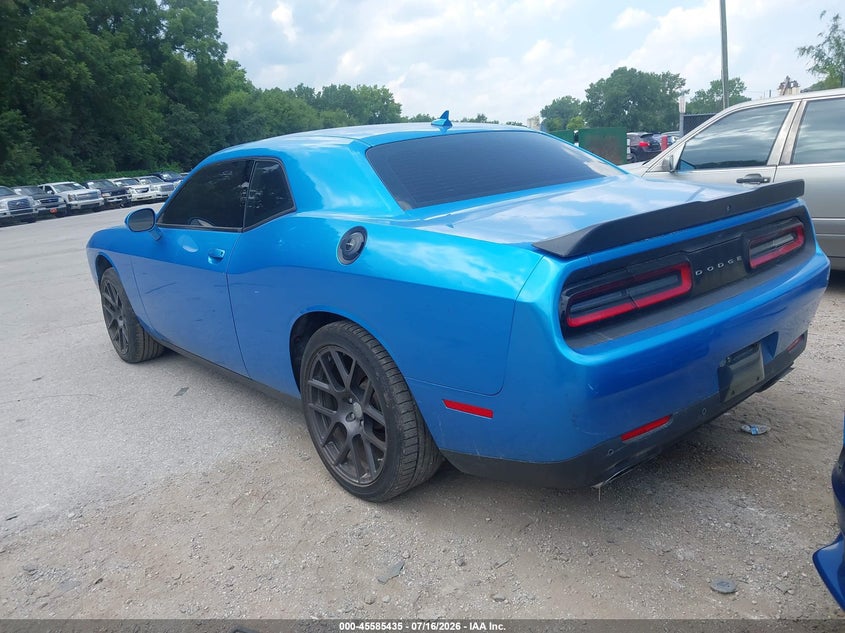 Vin: 2c3cdzfj1gh162445, lot: 46083788, dodge challenger r/t scat pack 20163