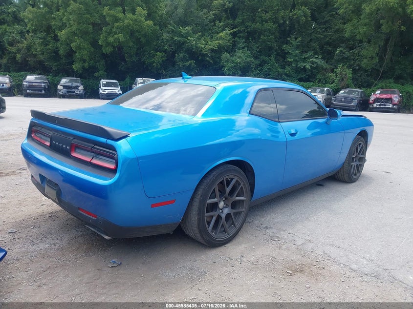 Vin: 2c3cdzfj1gh162445, lot: 46083788, dodge challenger r/t scat pack 20164