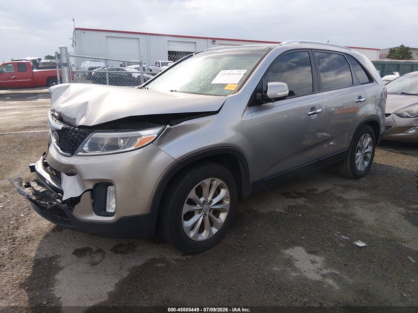 2015 Kia Sorento, Front End, IAAI, VIN 5XYKU4A71FG635537 — photo 2