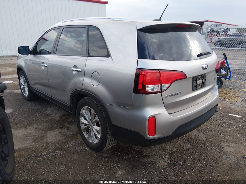 Vin: 5xyku4a71fg635537, lot: 46083802, kia sorento ex v6 20153