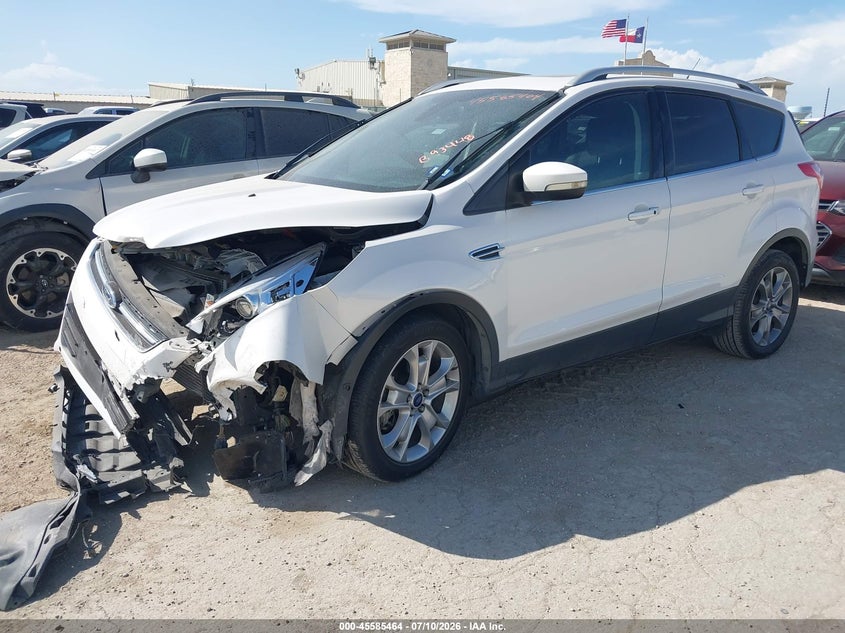 Vin: 1fmcu0j93fub93448, lot: 46083817, ford escape titanium 20152