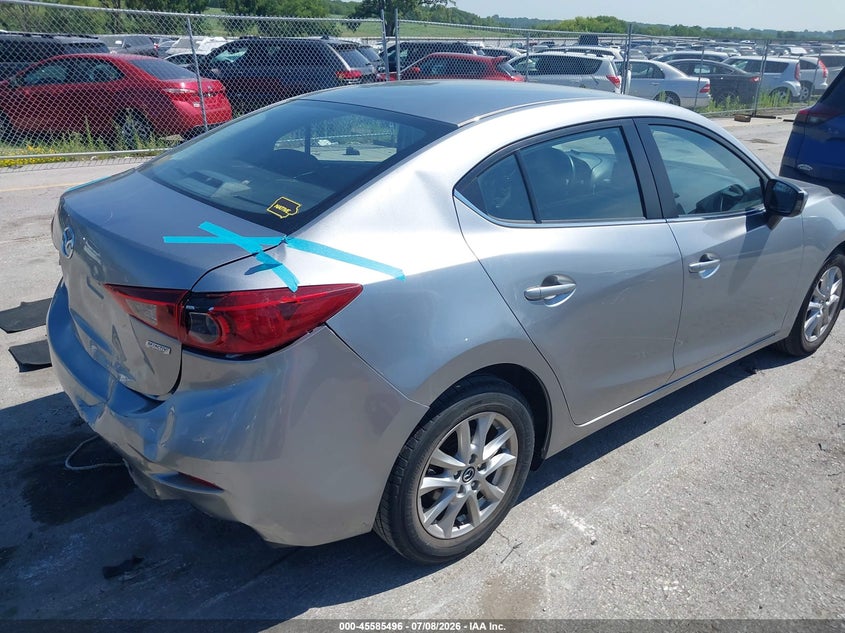 Vin: jm1bm1u73g1303384, lot: 46083849, mazda mazda3 i sport 20164