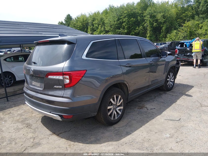 Vin: 5fnyf6h51lb039268, lot: 46083860, honda pilot awd ex-l 20204