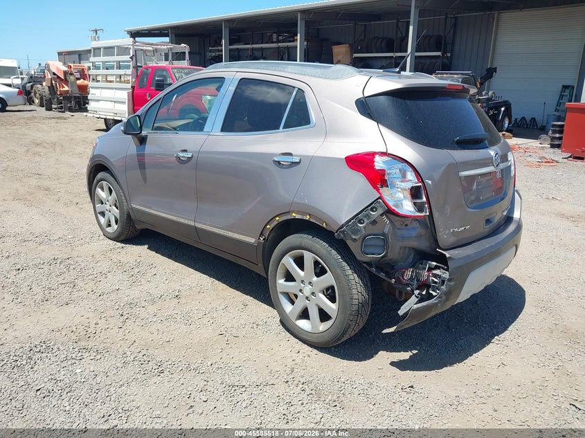 Vin: kl4cjdsb8eb715890, lot: 46083871, buick encore premium 20143