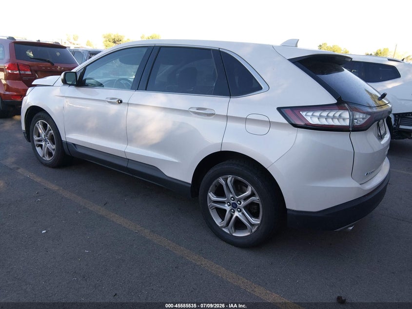 Vin: 2fmpk4k94jbc50719, lot: 46083888, ford edge titanium 20183