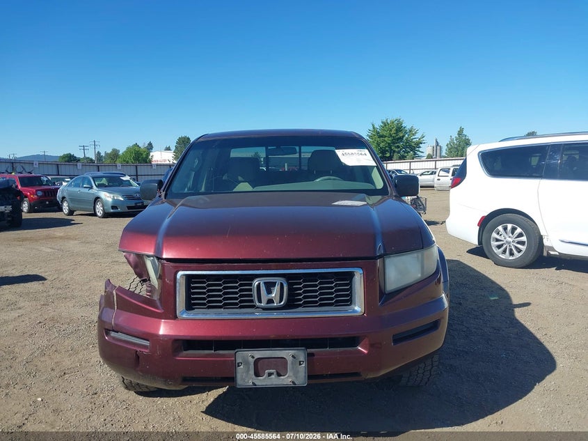 2007 Honda Ridgeline Rtx VIN: 2HJYK16307H520298 Lot: 45585564