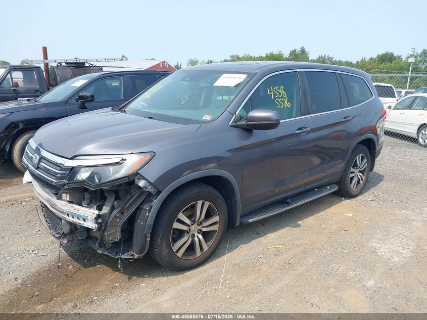 Vin: 5fnyf6h66jb048702, lot: 46083929, honda pilot ex-l 20182