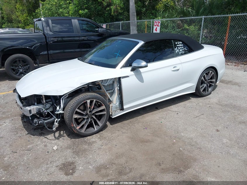 Vin: wau24gf53rn008874, lot: 46083964, audi s5 cabriolet premium tfsi quattro tiptronic 20242
