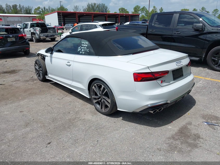 Vin: wau24gf53rn008874, lot: 46083964, audi s5 cabriolet premium tfsi quattro tiptronic 20243