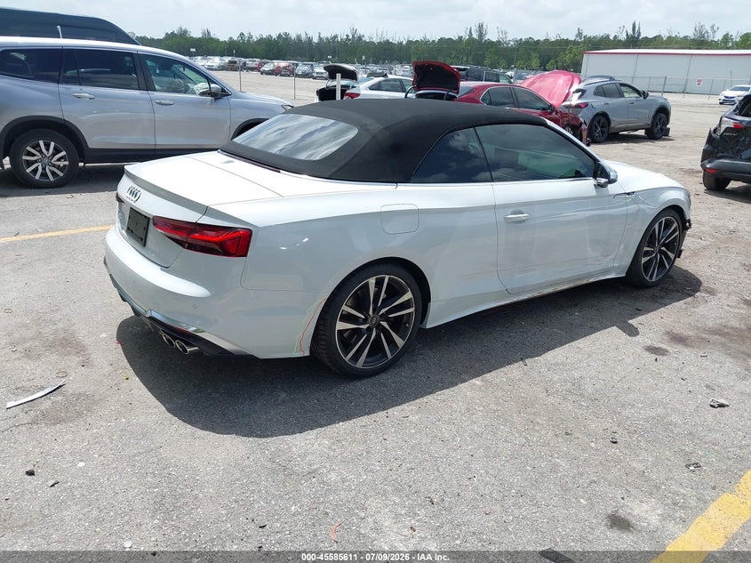 Vin: wau24gf53rn008874, lot: 46083964, audi s5 cabriolet premium tfsi quattro tiptronic 20244