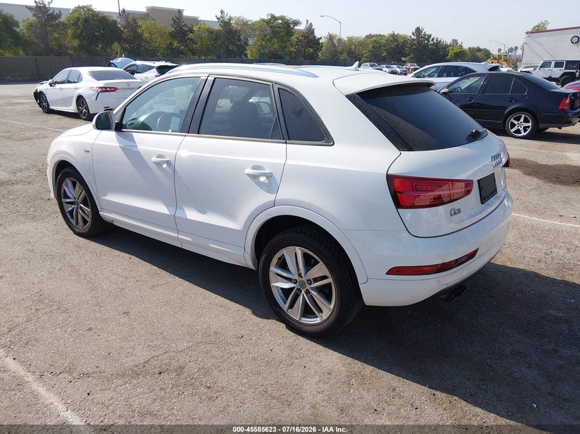Vin: wa1bccfs4jr024044, lot: 46083975, audi q3 2.0t premium/2.0t sport premium 20183