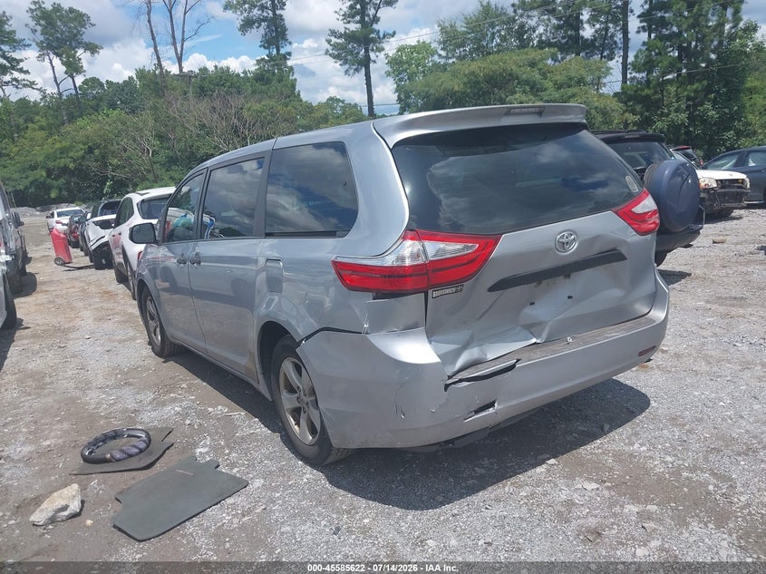 2015 Toyota Sienna L 7 Passenger VIN: 5TDZK3DC7FS660579 Lot: 45585622