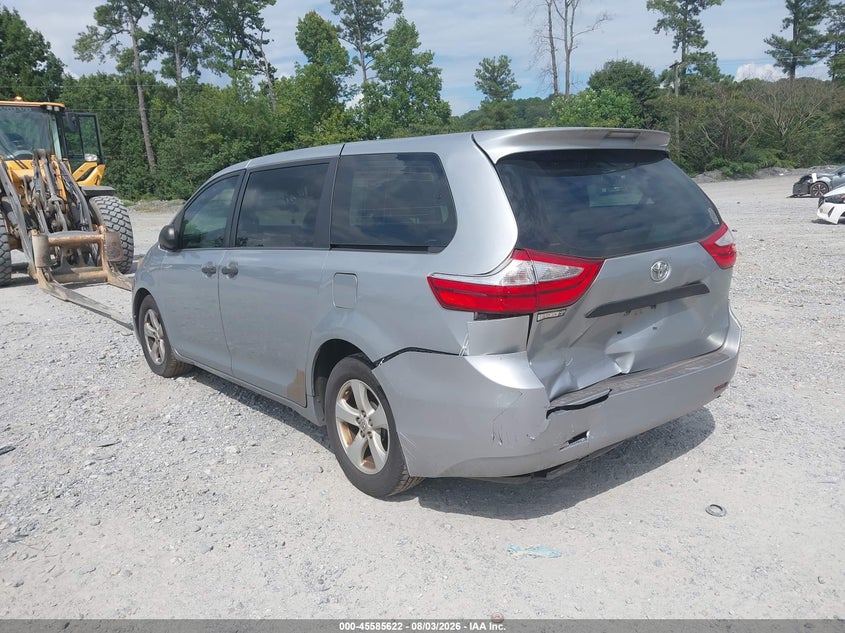 Vin: 5tdzk3dc7fs660579, lot: 46083976, toyota sienna l 7 passenger 20153