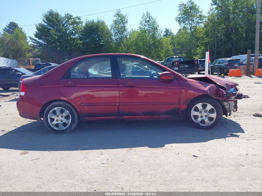 2009 Kia Spectra Ex VIN: KNAFE222195639913 Lot: 45585636