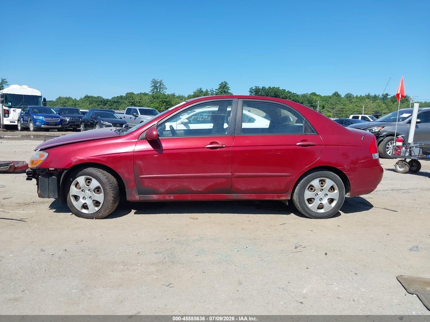 2009 Kia Spectra Ex VIN: KNAFE222195639913 Lot: 45585636