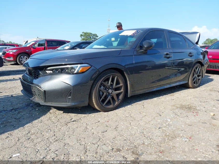 2026 Honda Civic, Rear, IAAI, VIN 2HGFE2F54TH506815 — photo 2