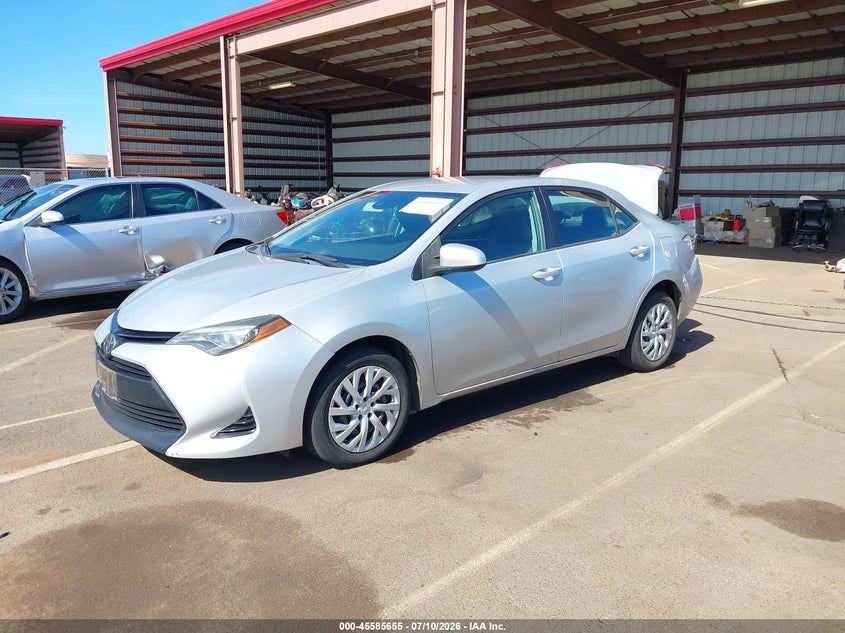 2018 Toyota Corolla, Rear, IAAI, VIN 5YFBURHE6JP760121 — photo 2