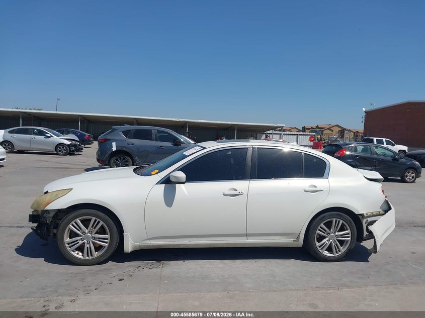 2011 Infiniti G25 Journey VIN: JN1DV6AP9BM831190 Lot: 45585679